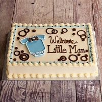 Welcome Little Man Cake - 2kg